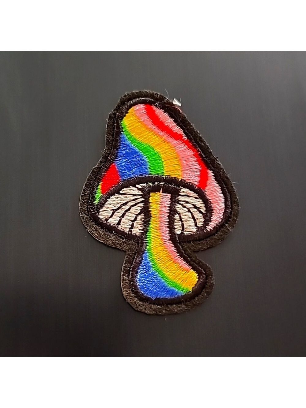 MUSHROOM HIPPIE EMBROIDERY IRON ON PATCH
